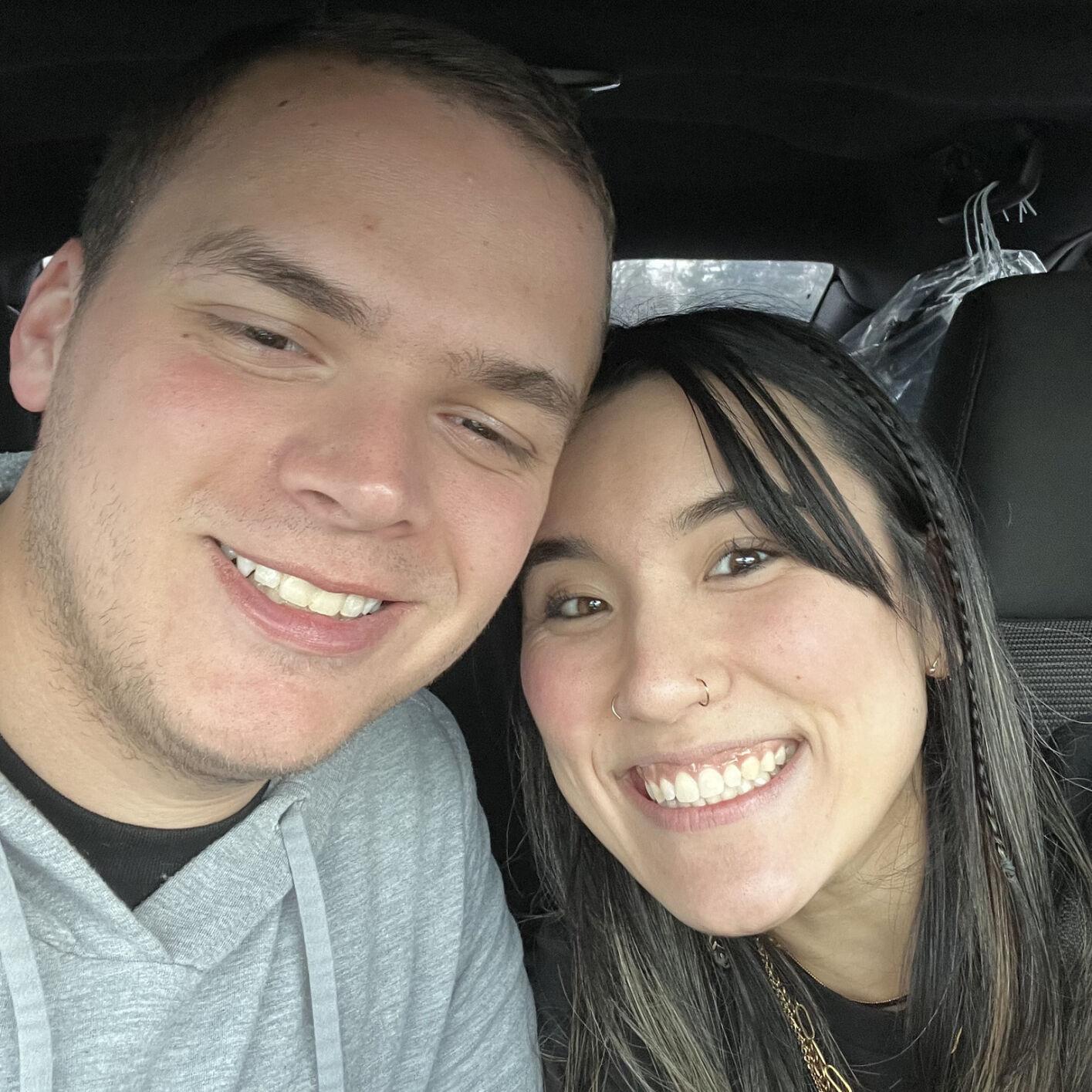 LMPD Officer Nickolas Wilt with his girlfriend, Maddie